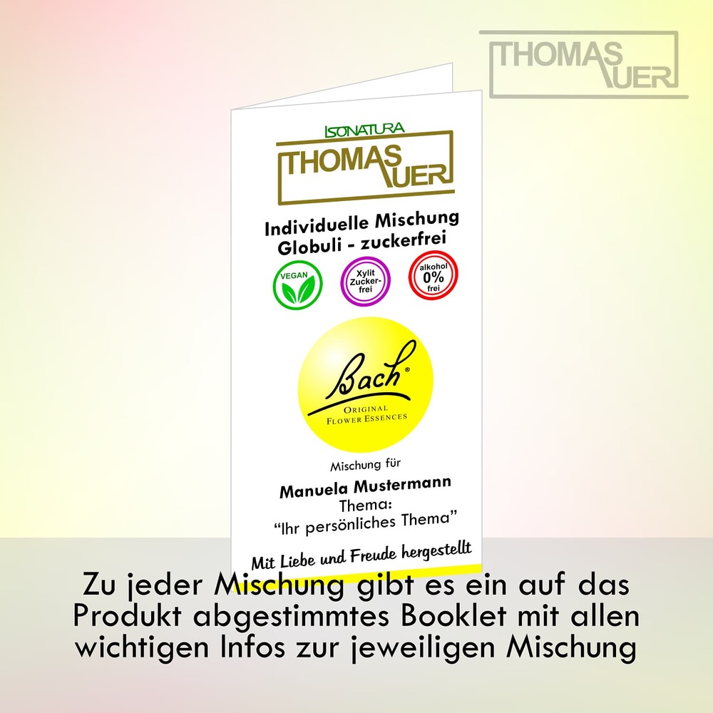 booklet - Bachblüten individuelle Globuli ZUCKERFREI - Bild