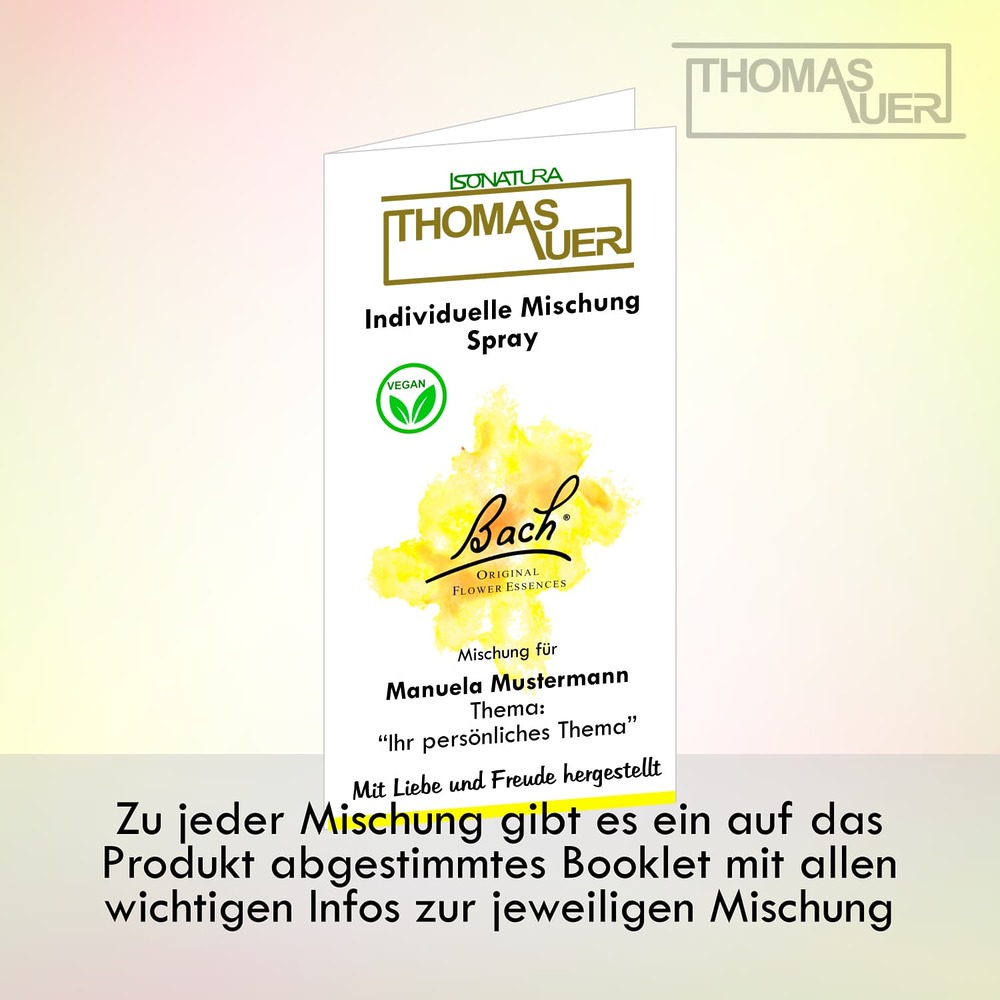 Booklet - Bachblüten individuelles Spray - Bild