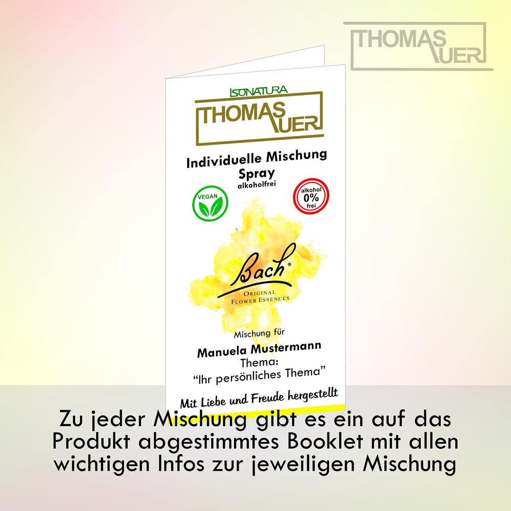 Booklet - Bachblüten individuelles Spray ALKOHOLFREI - Bild