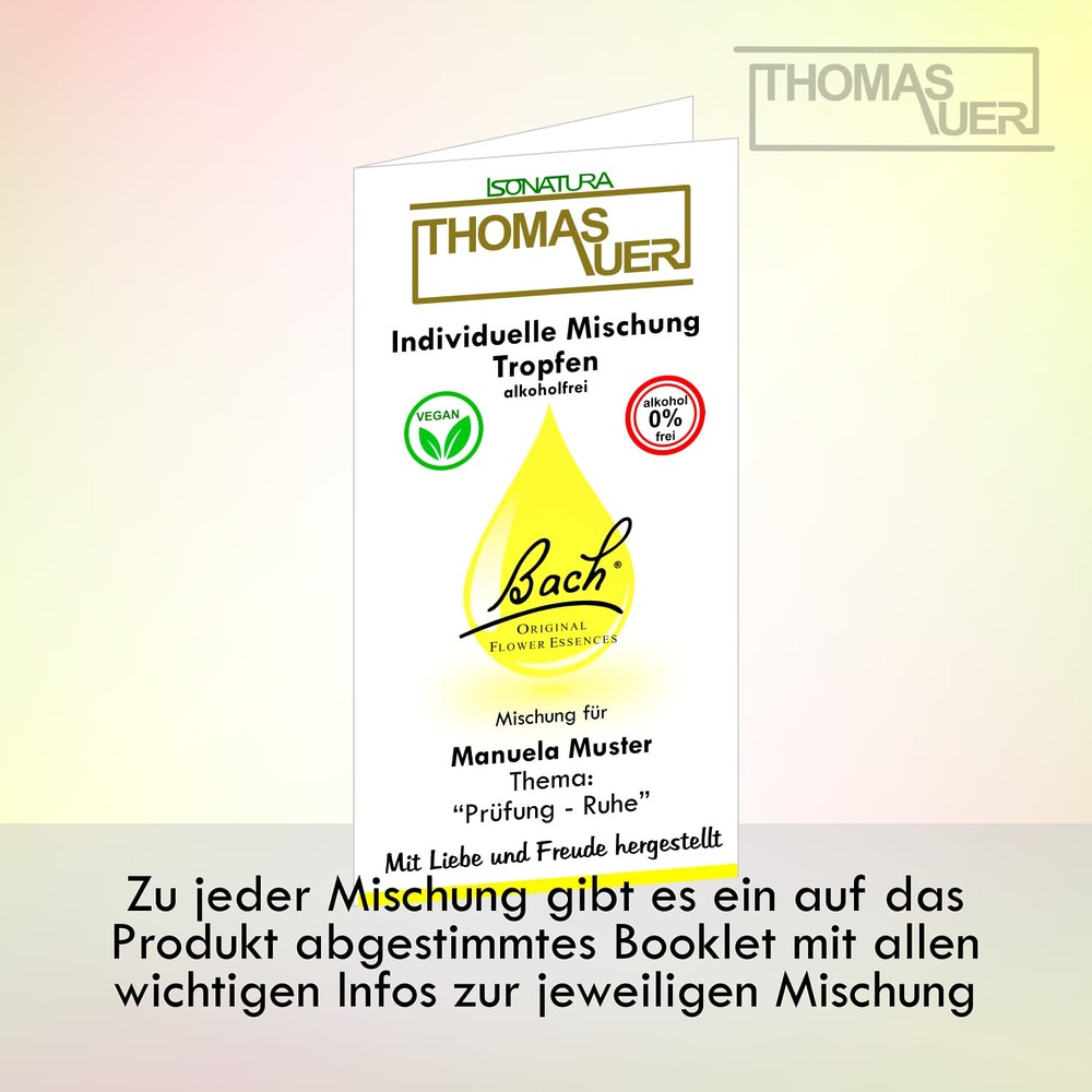 booklet - Bachblüten individuelle Tropfen alkoholfrei - bild