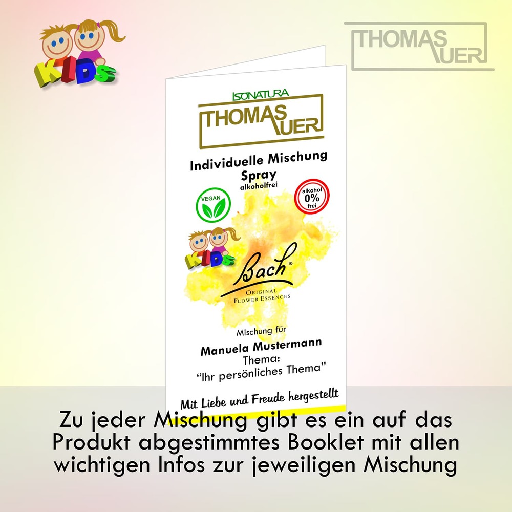 Booklet - Bachblüten individuell - Spray KIDS - Bild