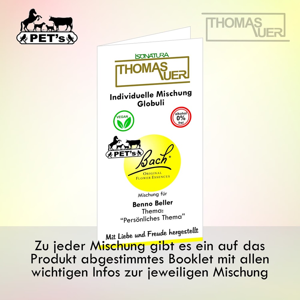 Booklet - Bachblüten individuell - Globuli PETs - Bild