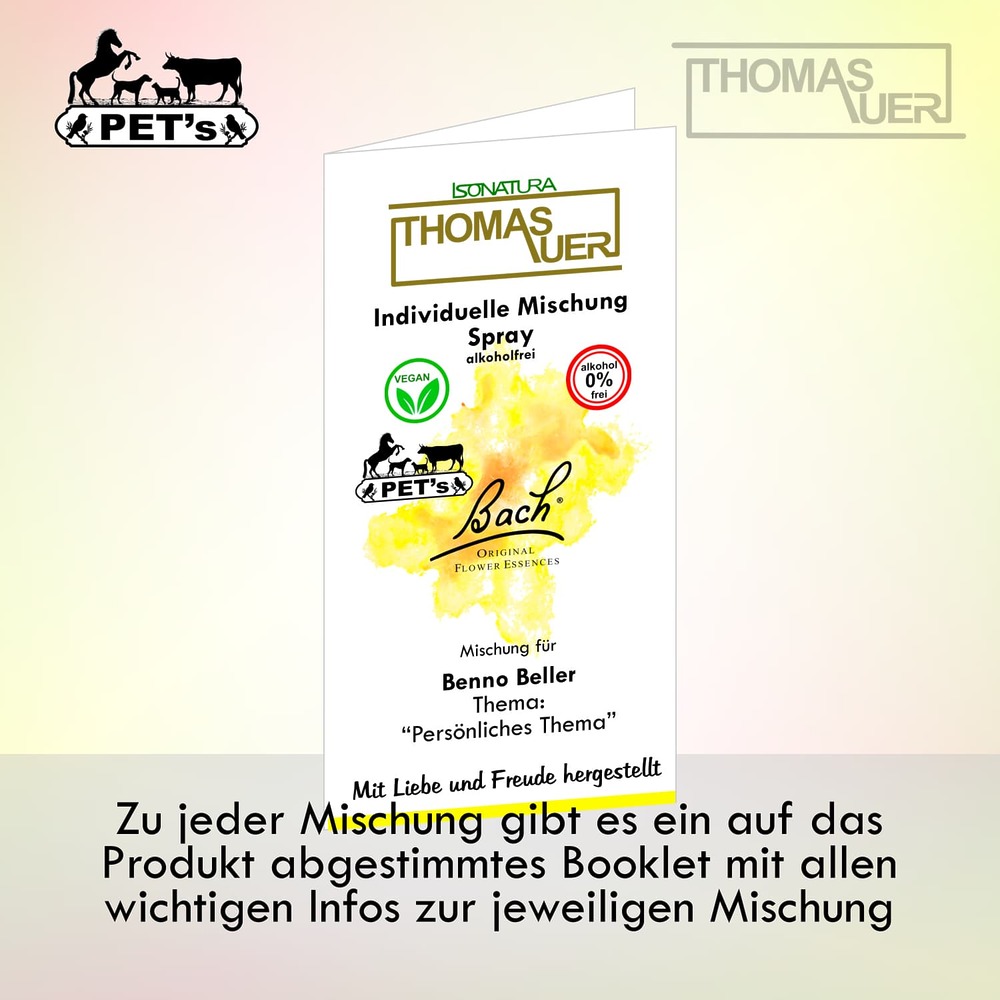 Booklet - Bachblüten individuell - Spray PETs - Bild