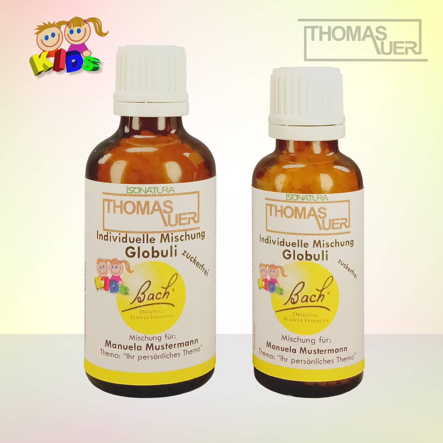Bachblüten individuell - Globuli KIDS ZUCKERFREI - Produktbild