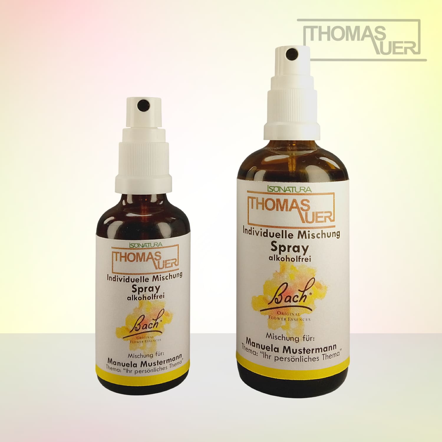 Bachblüten individuelles Spray ALKOHOLFREI - Produktbild