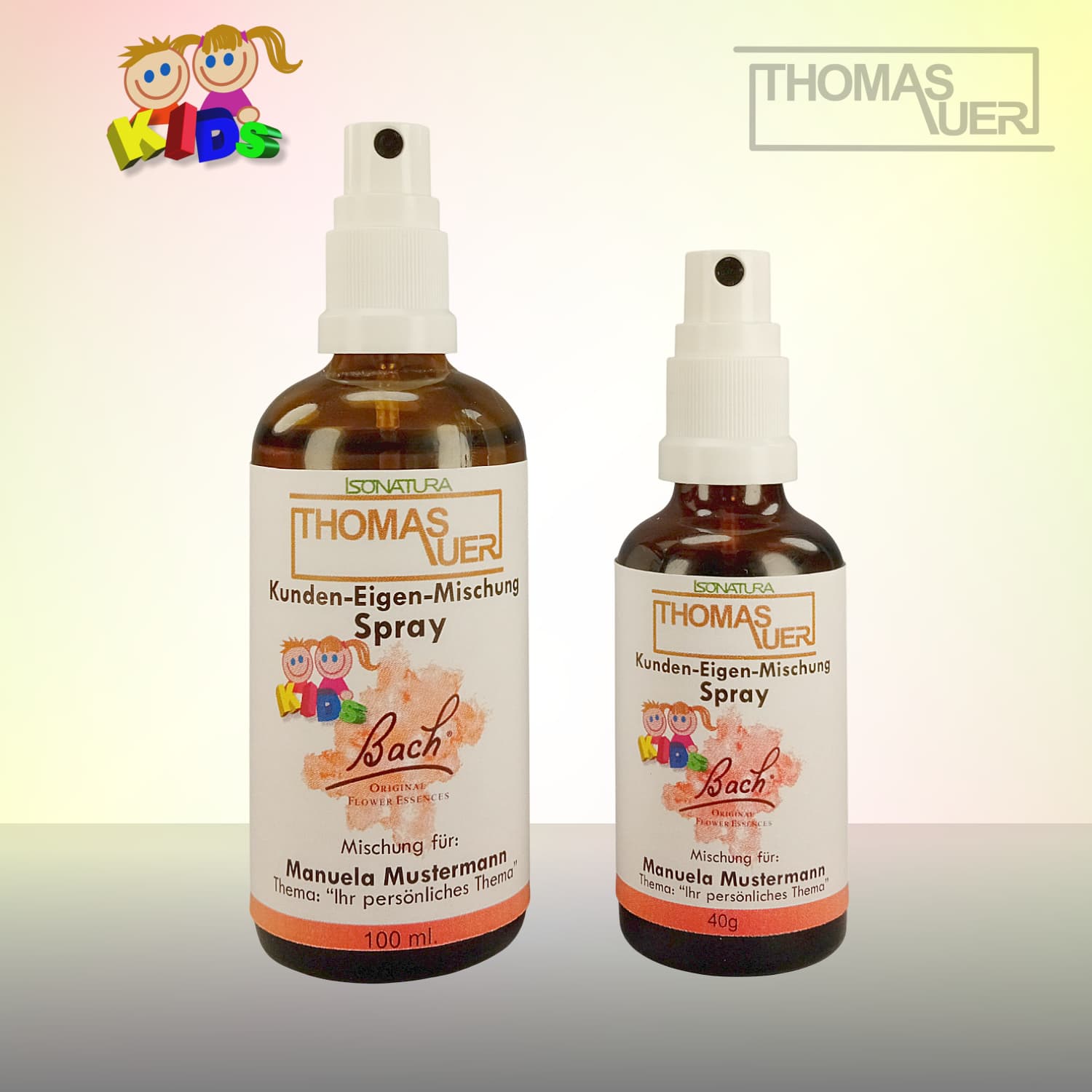 Bachblüten Kunden-Eigenmischung Spray KIDS - Produktbild