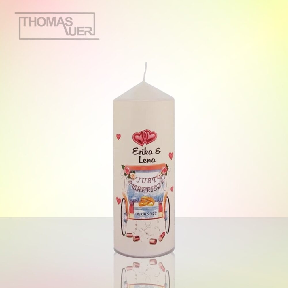 hochzeitskerze-just-married - M produktbild