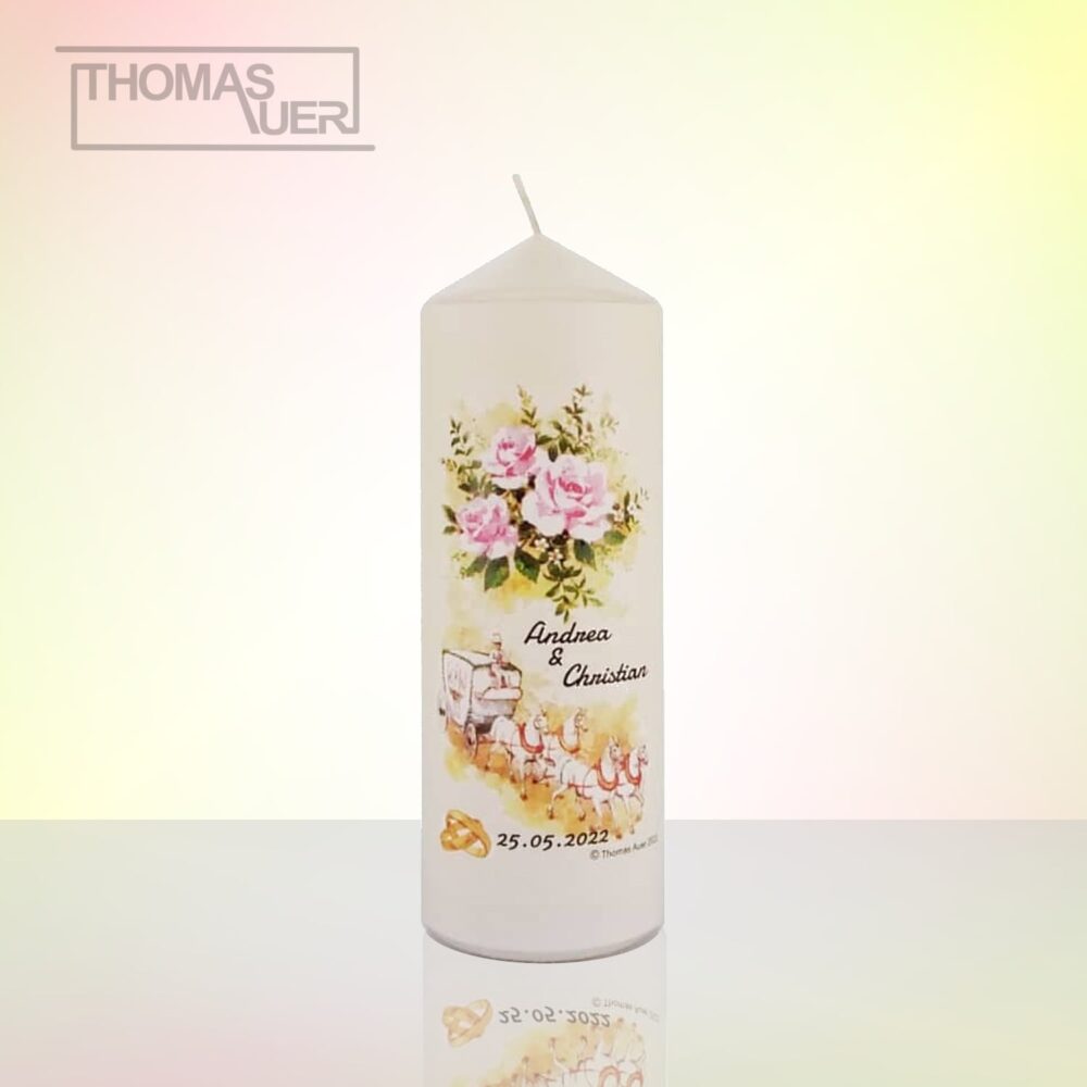 hochzeitskerze-kutsche - L produktbild