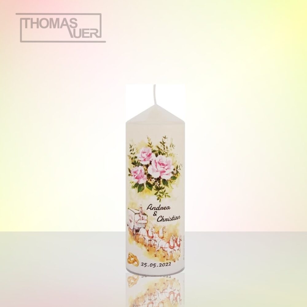 hochzeitskerze-kutsche - M produktbild