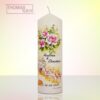 hochzeitskerze-kutsche - glittereffekt - XL produktbild