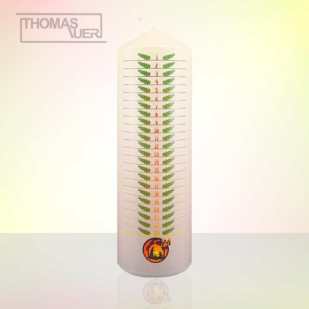kerze advent adventstage 1-24 - XL produktbild