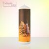kerze christbaum mit kirche - XL produktbild