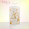 kerze weihnachten tannenbaum modern gold 1-D produktbild