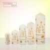 kerze weihnachten tannenbaum modern gold variante produktbild