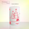 kerze weihnachten tannenbaum modern rot 1-D produktbild