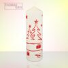 kerze weihnachten tannenbaum modern rot XL produktbild