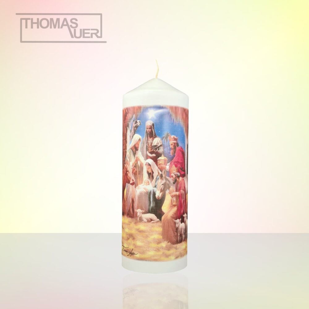 kerze krippe bethlehem L produktbild
