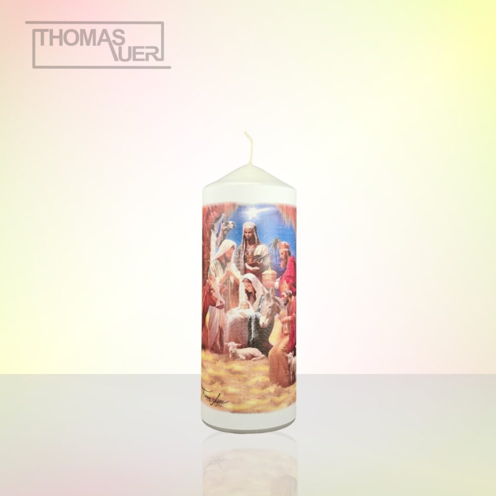 kerze krippe bethlehem M produktbild