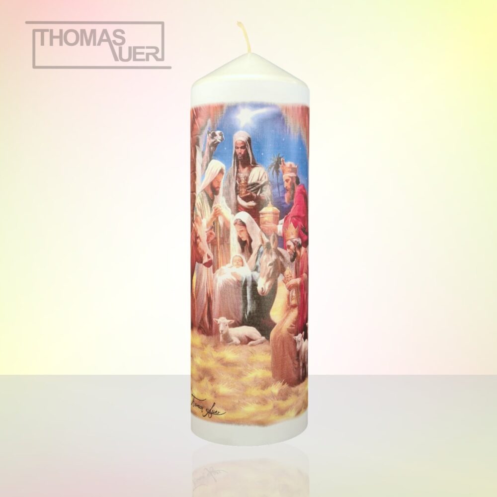 kerze krippe bethlehem XL produktbild