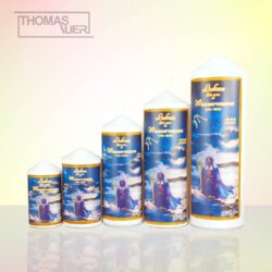 Produktbild Sternzeichenkerze-Wassermann -mit Namen-Varianten