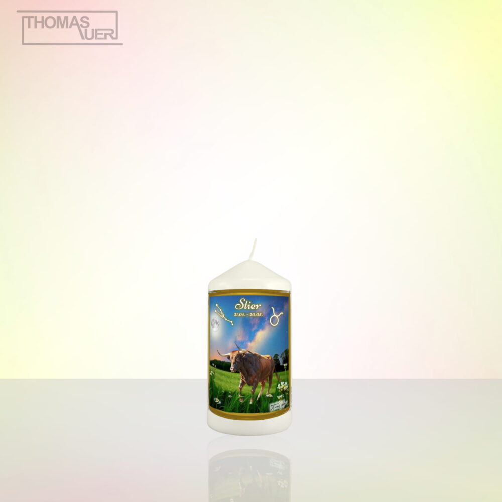 sternzeichenkerze-stier-S - Produktbild