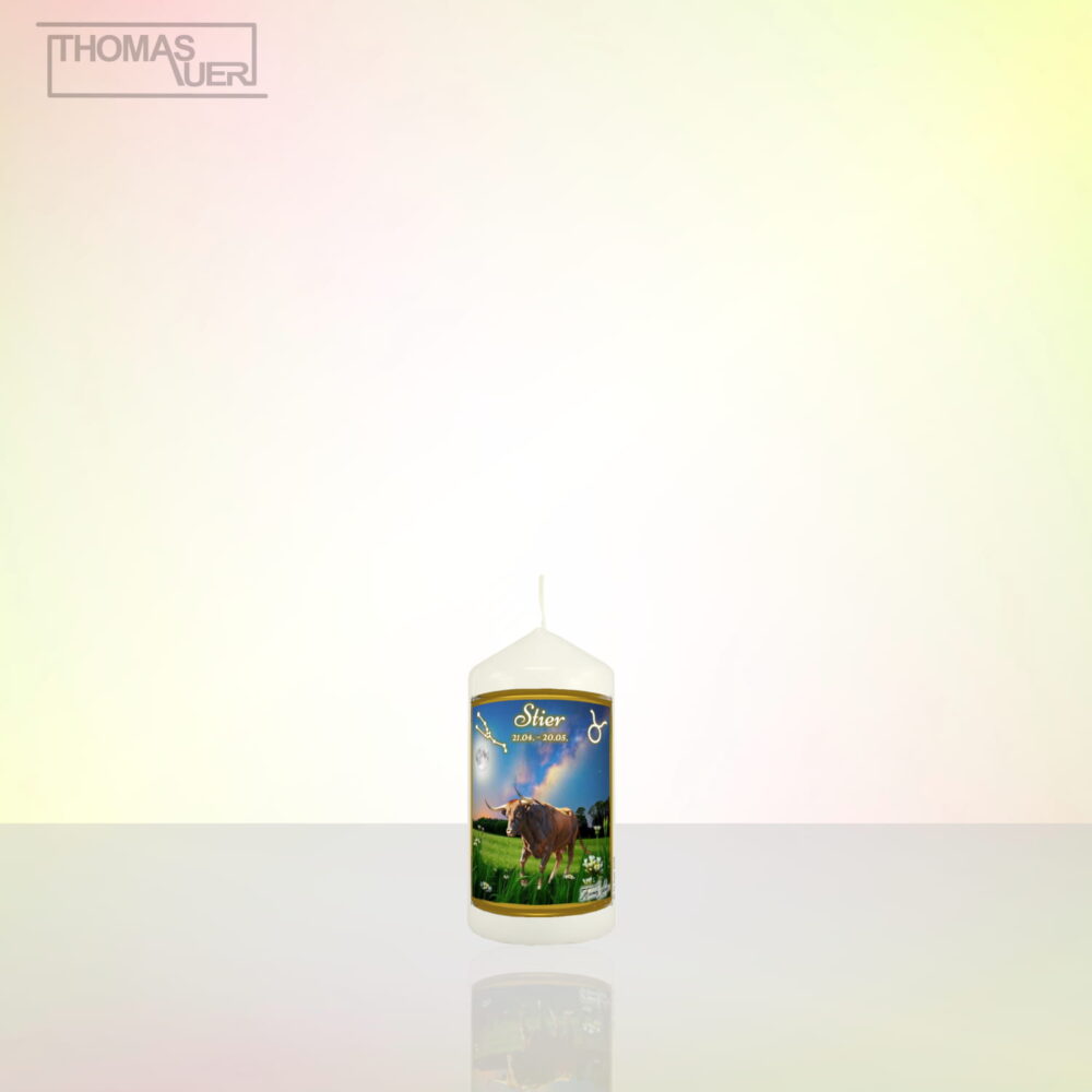 sternzeichenkerze-stier-XS - Produktbild