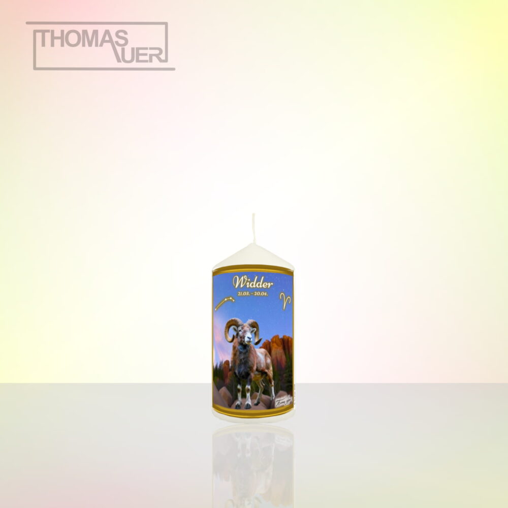 sternzeichenkerze widder-XS - Produktbild