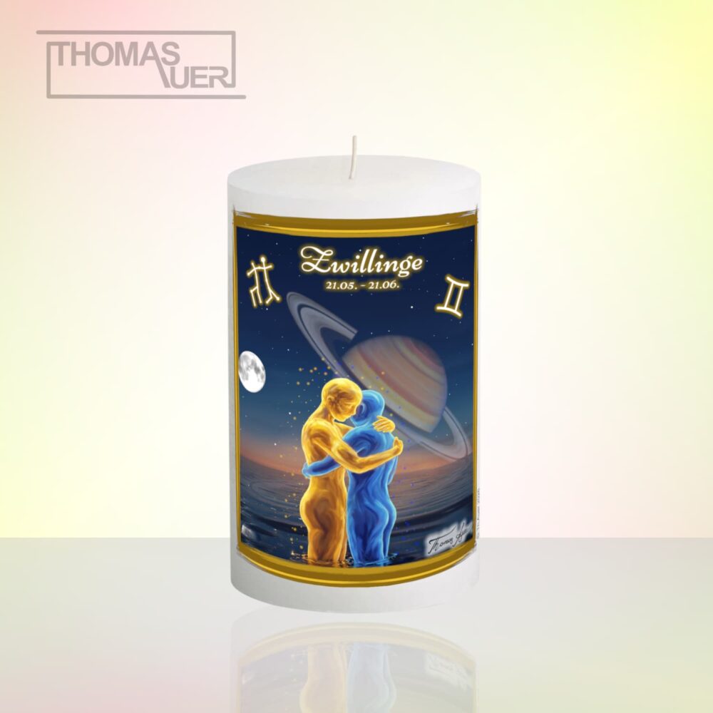 sternzeichenkerze-zwillinge-1-D - Produktbild