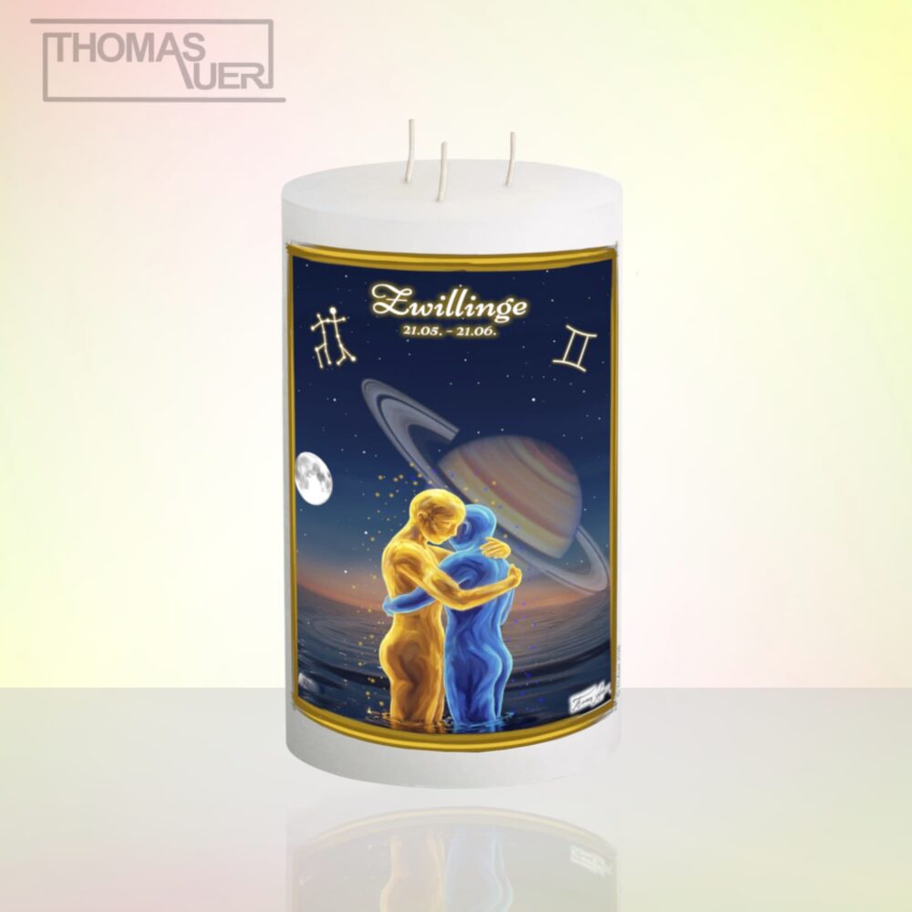 sternzeichenkerze-zwillinge-3-D-L - Produktbild