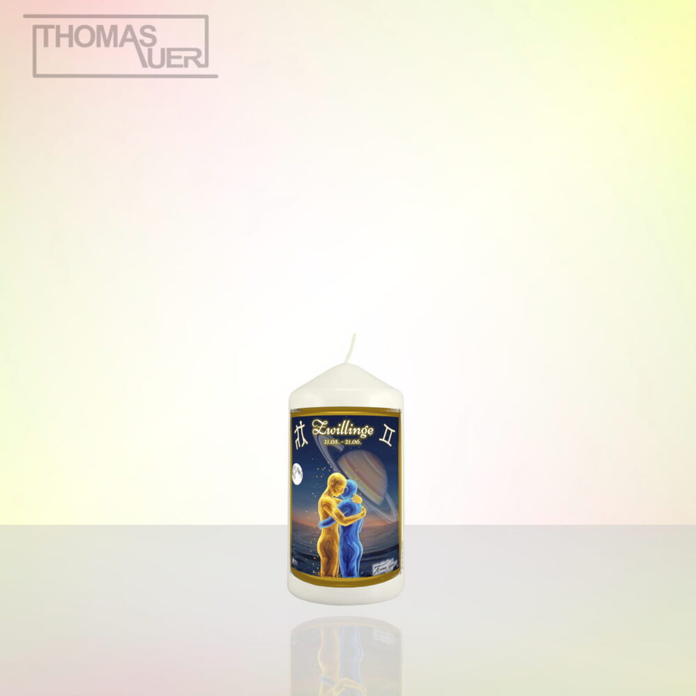 sternzeichenkerze-zwillinge-S - Produktbild