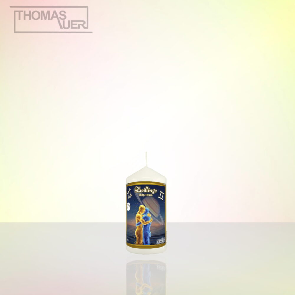 sternzeichenkerze-zwillinge-XS - Produktbild