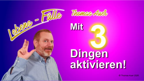 Aktiviere deine Manifestation mit 3 Dingen - Thumbnail Webseite
